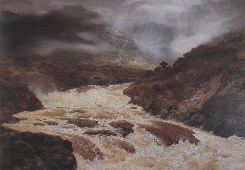 Peter Graham Spate in the Highlands china oil painting image